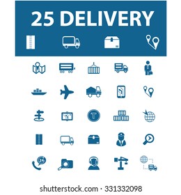 iconos de entrega