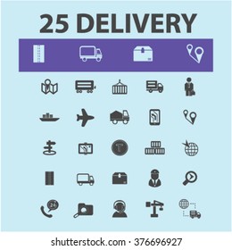 Delivery icons