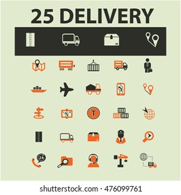 delivery icons