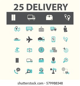 delivery icons