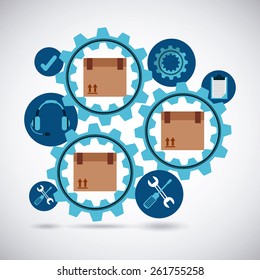 delivery icons design, vector illustration eps10 graphic 