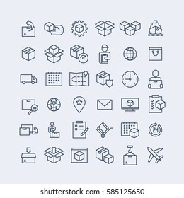 Delivery Icons Set