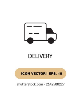 delivery icons  symbol vector elements for infographic web