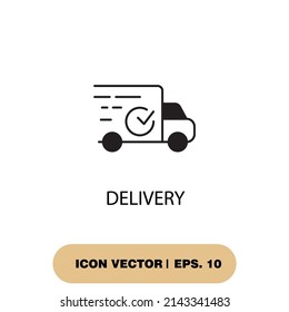 delivery icons  symbol vector elements for infographic web