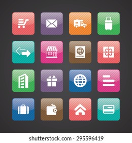 delivery icons universal set for web and mobile