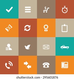 delivery icons universal set for web and mobile