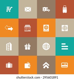delivery icons universal set for web and mobile