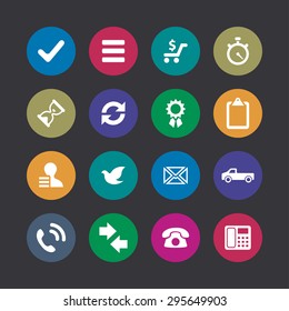 delivery icons universal set for web and mobile