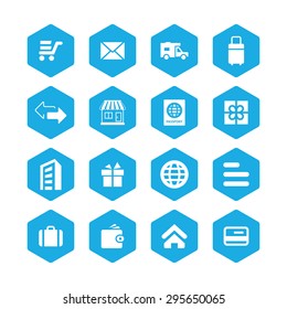 delivery icons universal set for web and mobile