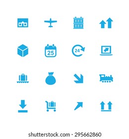 delivery icons universal set for web and mobile