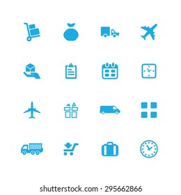 delivery icons universal set for web and mobile