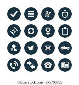 delivery icons universal set for web and mobile