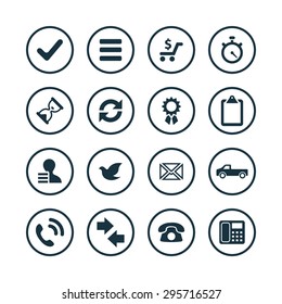 delivery icons universal set for web and mobile