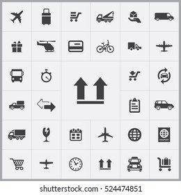 delivery icons universal set for web and mobile