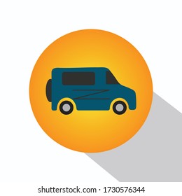iconos de entrega. Icono de camioneta de entrega Entrega rápida, entrega gratuita, 24 horas. EPS 10