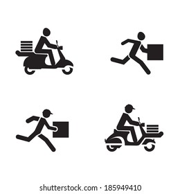 Delivery icons. Vector format