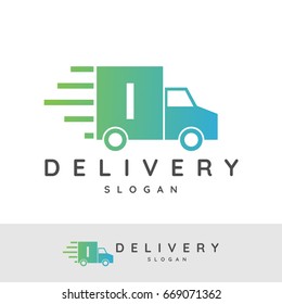 Delivery initial Letter I Logo design