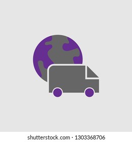 Delivery, international icon. Element of Delivery and Logistics icon for mobile concept and web apps. Detailed Delivery, international icon can be used for web and mobile
