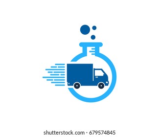 Delivery Lab Icon Logo Design Element