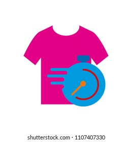 Delivery Laundry Logo Icon Design