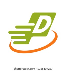 Delivery Letter D Logo
