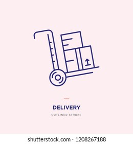 Delivery Line Icon