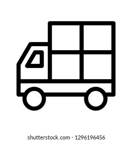 delivery line icon