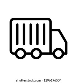 delivery line icon