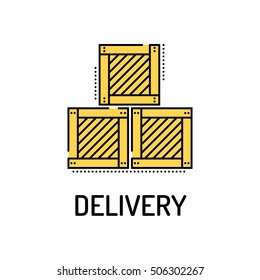 DELIVERY Line Icon