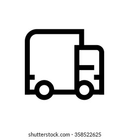 Delivery line icon. Pixel perfect fully editable vector icon suitable for websites, info graphics and print media.