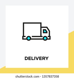 DELIVERY LINE ICON SET