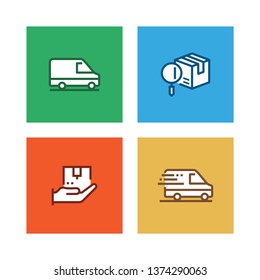 DELIVERY LINE ICON SET