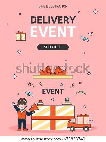 Delivery Line Illustration