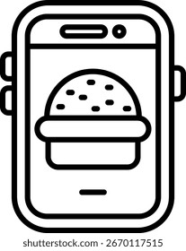 Delivery Line vector Icon Design