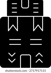 Línea de entrega Vector Icon Design