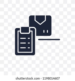 Delivery List transparent icon. Delivery List symbol design from Delivery and logistic collection.
