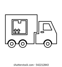Delivery and logistic icon vector illustration graphic design