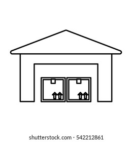 Delivery and logistic icon vector illustration graphic design