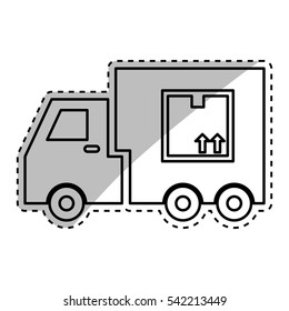 Delivery and logistic icon vector illustration graphic design