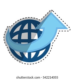 Delivery and logistic icon vector illustration graphic design
