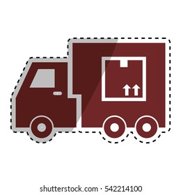 Delivery and logistic icon vector illustration graphic design