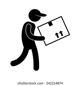 Delivery and logistic icon vector illustration graphic design