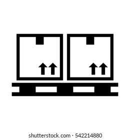 Delivery and logistic icon vector illustration graphic design