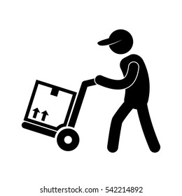 Delivery and logistic icon vector illustration graphic design