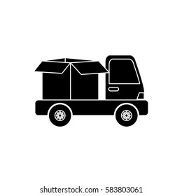 Delivery and logistic icon vector illustration graphic design