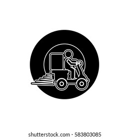 Delivery and logistic icon vector illustration graphic design
