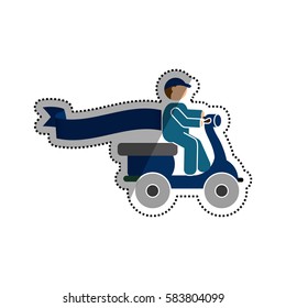 Delivery and logistic icon vector illustration graphic design