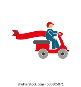 Delivery and logistic icon vector illustration graphic design