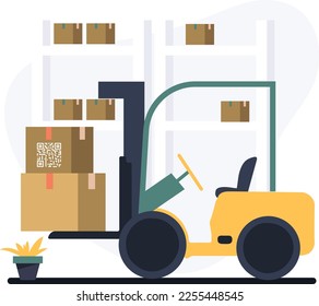 Delivery Logistic Package Concepts with people 