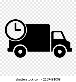 Delivery logistic truck icon simple design